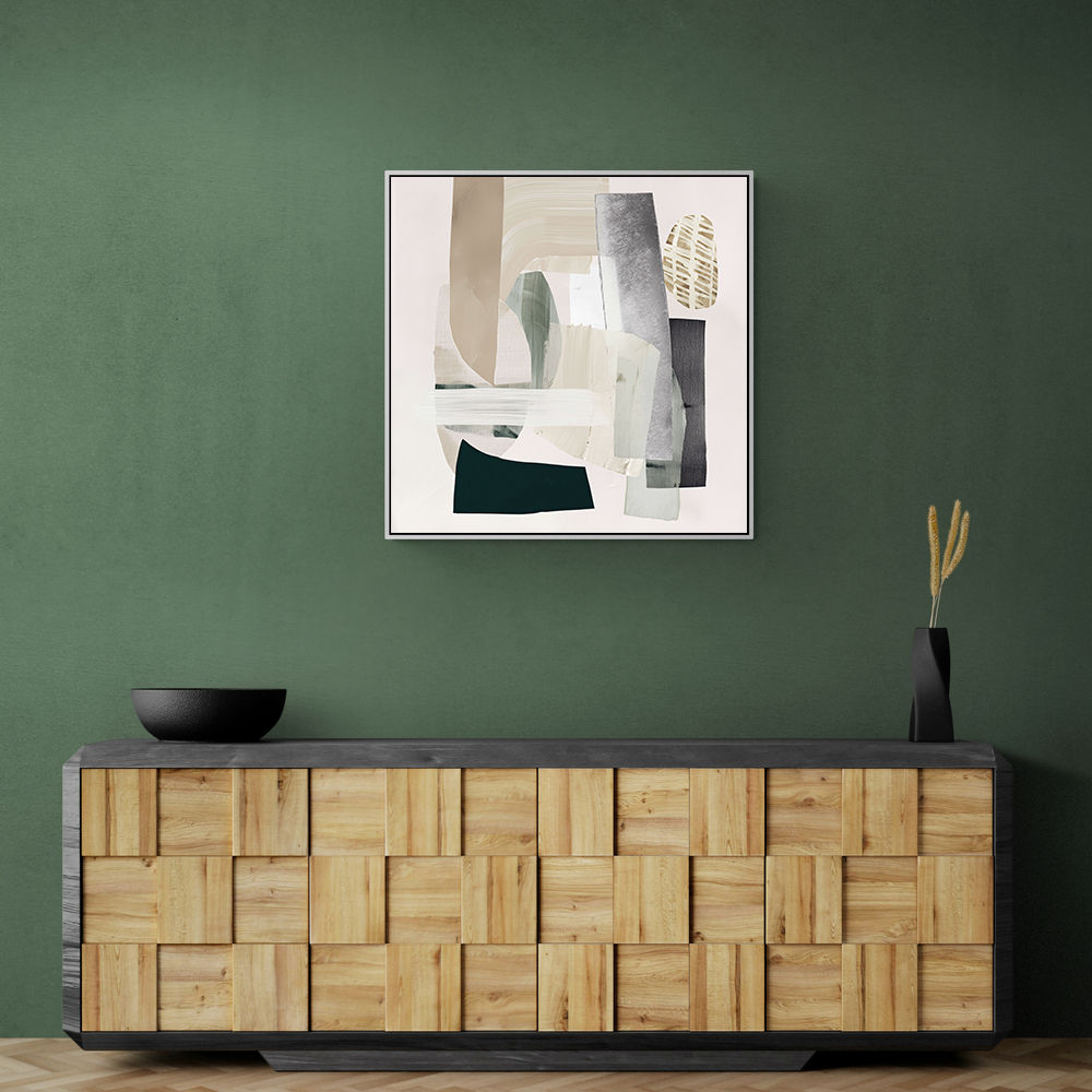Minimalist Abstract Collage With Overlapping Organic Shapes 2 Minimalist Abstract Collage With Overlapping Organic Shapes 2
