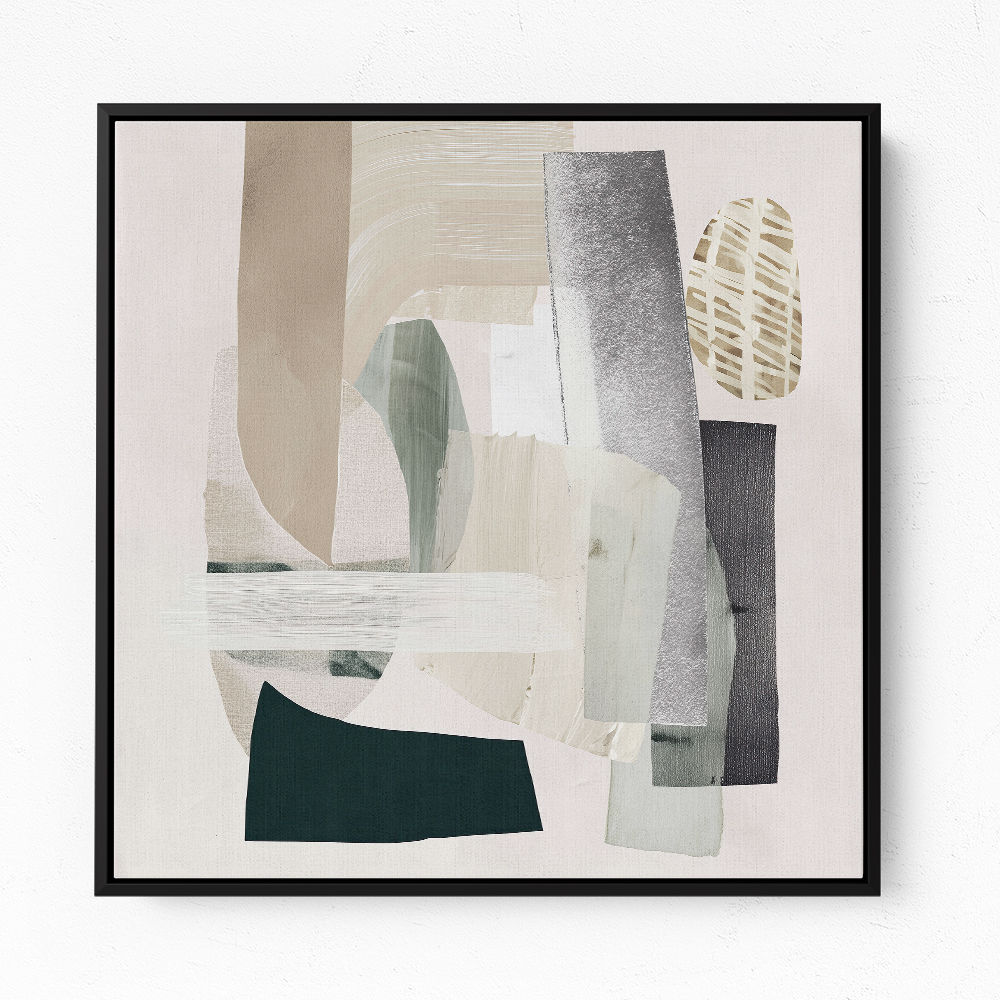 Minimalist Abstract Collage With Overlapping Organic Shapes 2 Minimalist Abstract Collage With Overlapping Organic Shapes 2