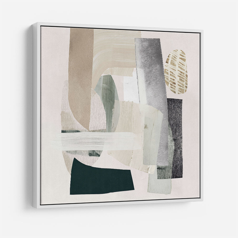 Minimalist Abstract Collage With Overlapping Organic Shapes 2 Minimalist Abstract Collage With Overlapping Organic Shapes 2