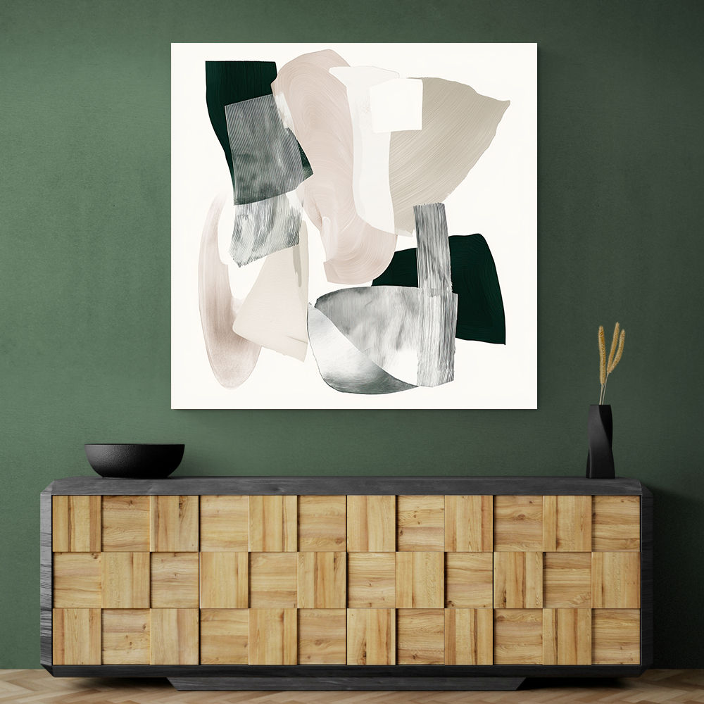 Minimalist Abstract Collage With Overlapping Organic Shapes 3 Minimalist Abstract Collage With Overlapping Organic Shapes 3