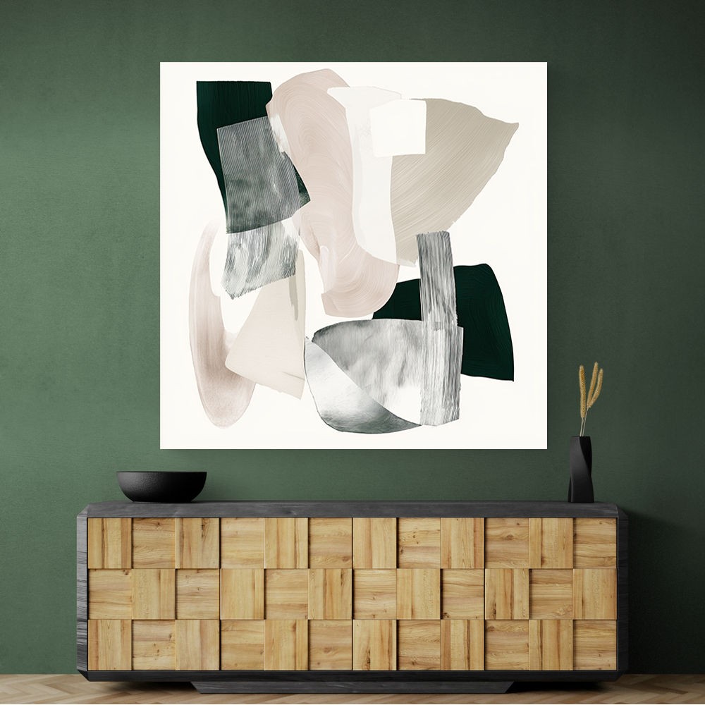 Minimalist Abstract Collage With Overlapping Organic Shapes 3 Minimalist Abstract Collage With Overlapping Organic Shapes 3