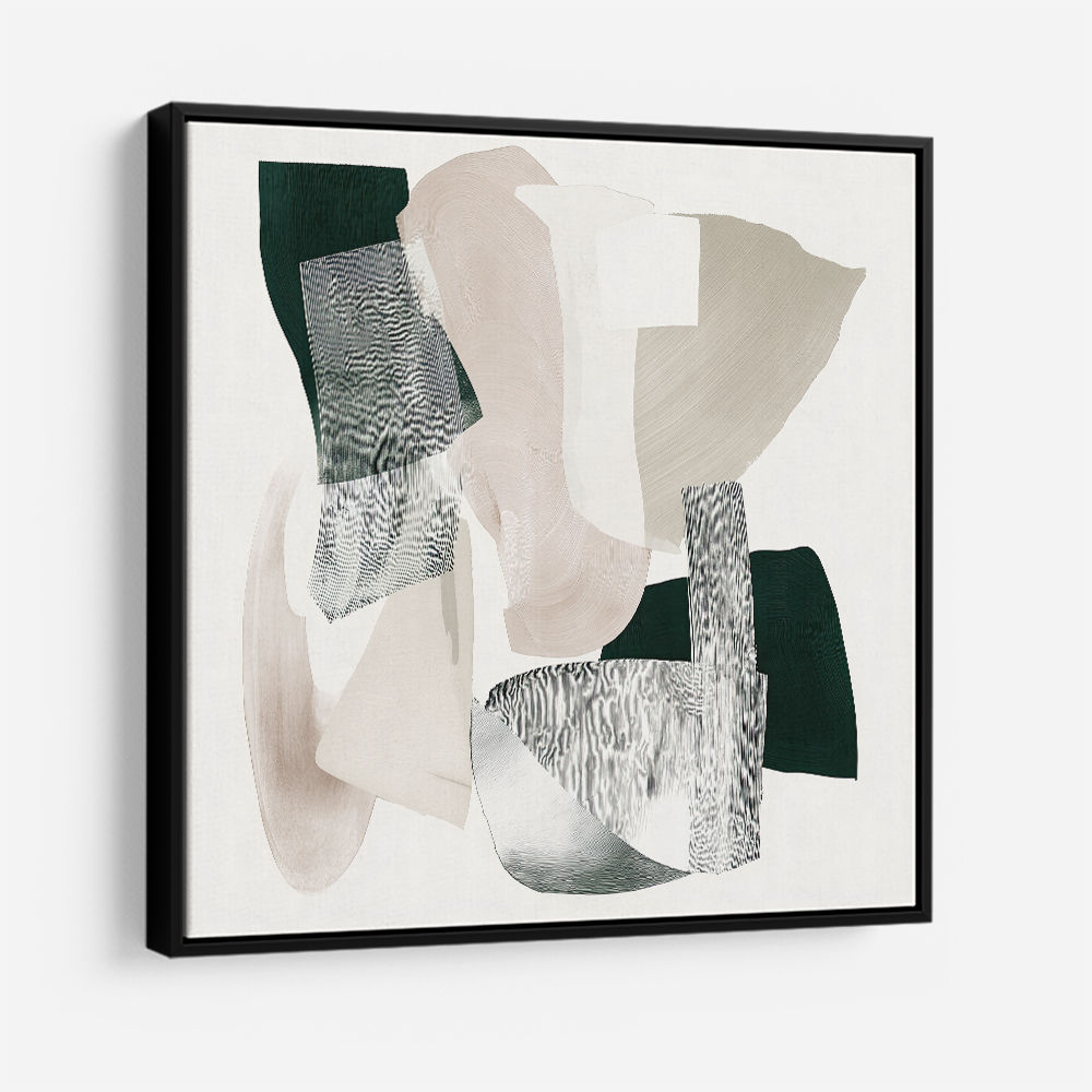 Minimalist Abstract Collage With Overlapping Organic Shapes 3 Minimalist Abstract Collage With Overlapping Organic Shapes 3