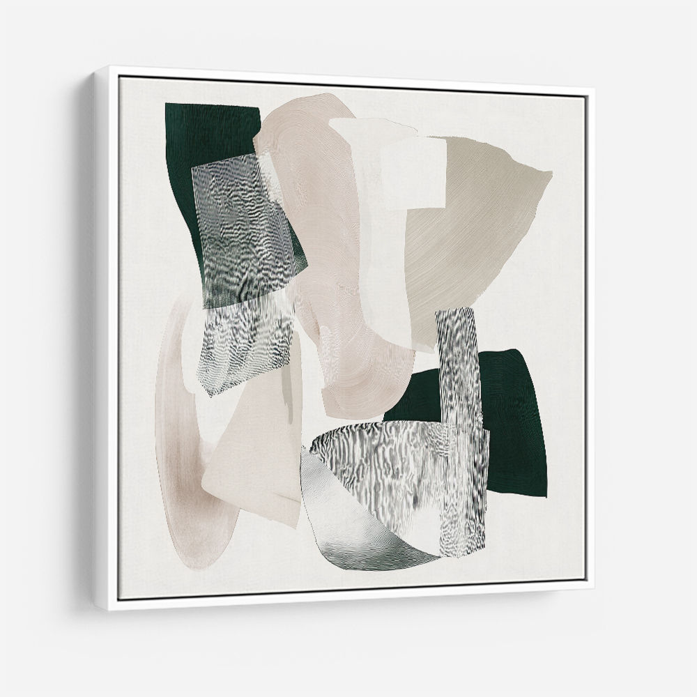 Minimalist Abstract Collage With Overlapping Organic Shapes 3 Minimalist Abstract Collage With Overlapping Organic Shapes 3