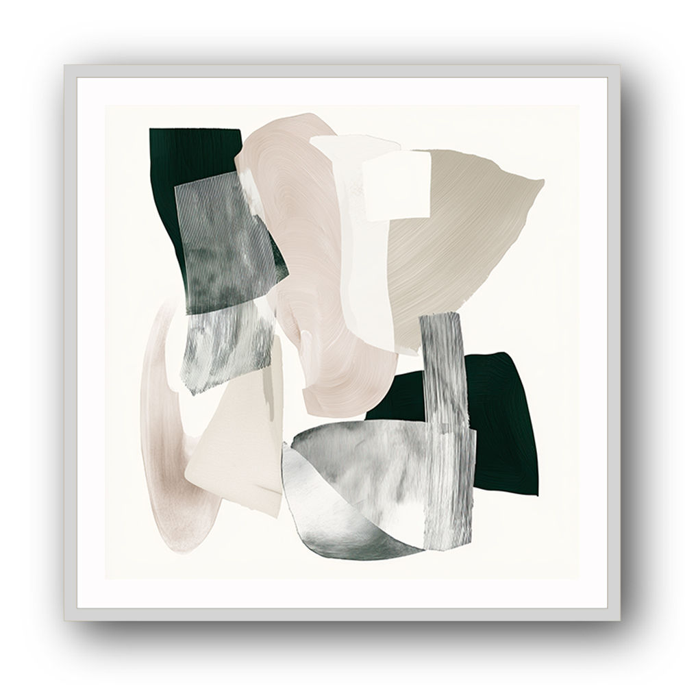 Minimalist Abstract Collage With Overlapping Organic Shapes 3 Minimalist Abstract Collage With Overlapping Organic Shapes 3
