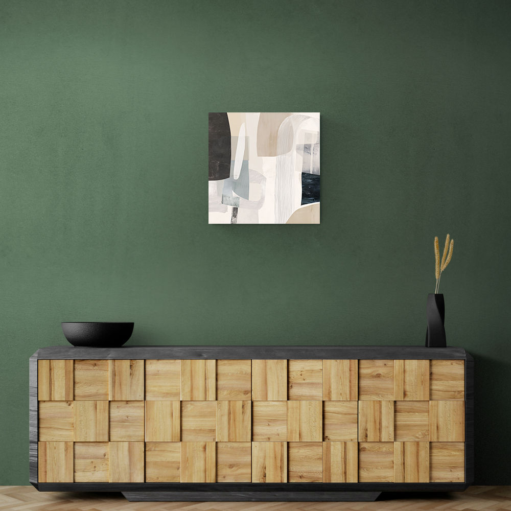 Minimalist Abstract Collage With Overlapping Organic Shapes 18 Minimalist Abstract Collage With Overlapping Organic Shapes 18