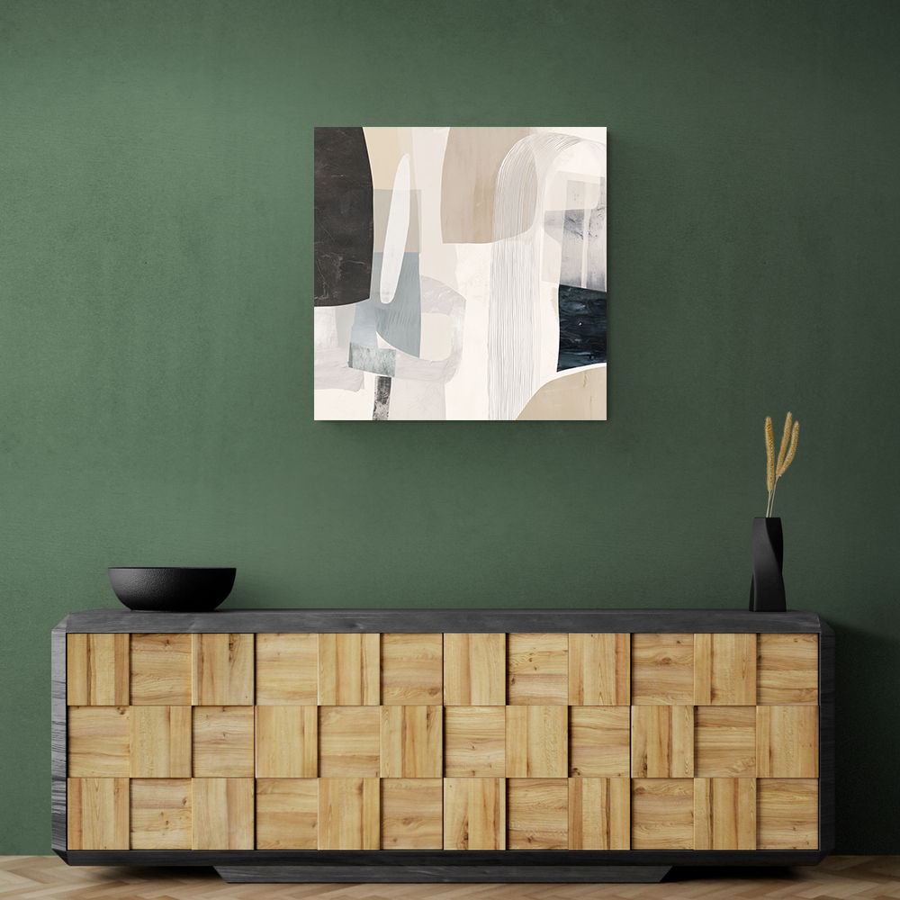 Minimalist Abstract Collage With Overlapping Organic Shapes 18 Minimalist Abstract Collage With Overlapping Organic Shapes 18