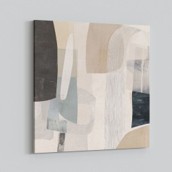 Minimalist Abstract Collage With Overlapping Organic Shapes 18