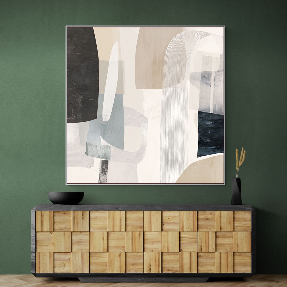 Minimalist Abstract Collage With Overlapping Organic Shapes 18 Minimalist Abstract Collage With Overlapping Organic Shapes 18