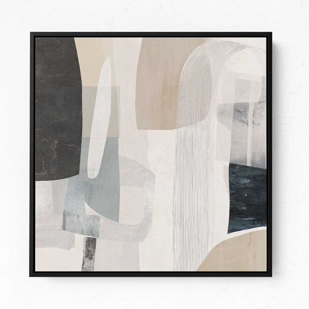 Minimalist Abstract Collage With Overlapping Organic Shapes 18 Minimalist Abstract Collage With Overlapping Organic Shapes 18