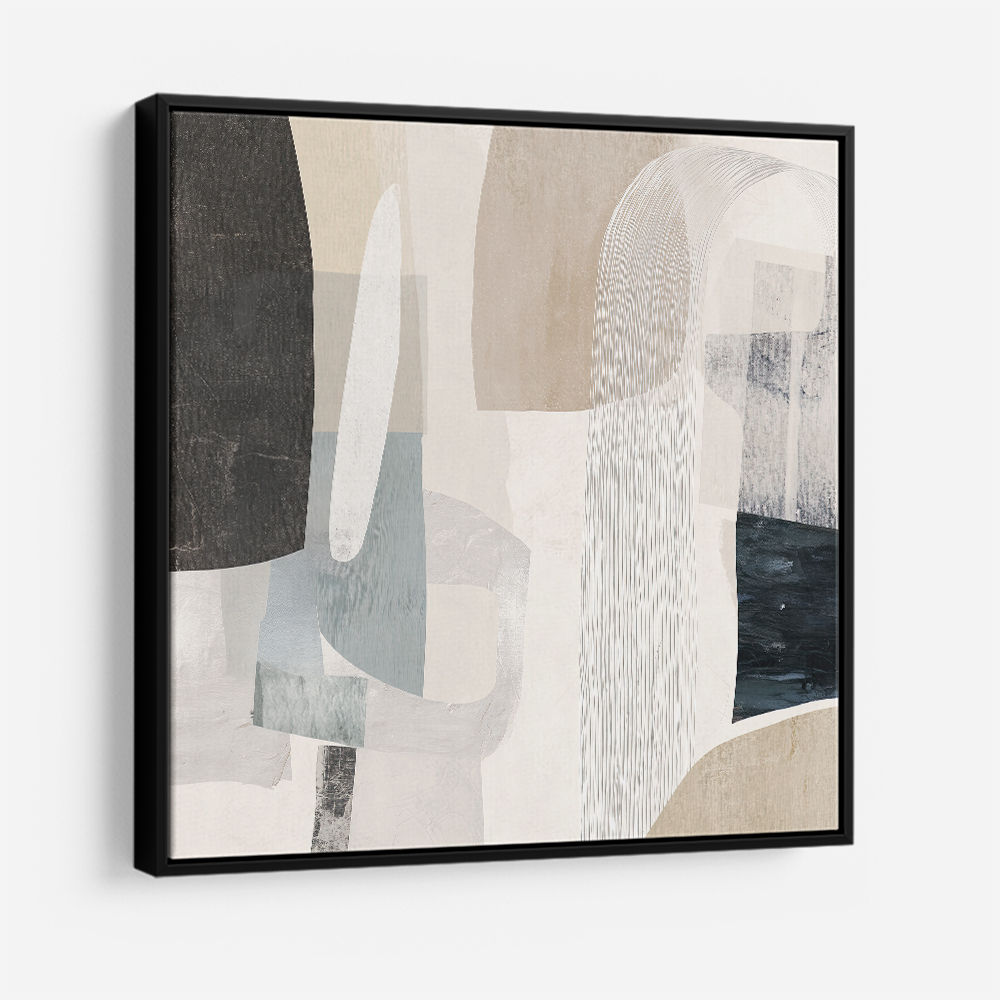Minimalist Abstract Collage With Overlapping Organic Shapes 18 Minimalist Abstract Collage With Overlapping Organic Shapes 18