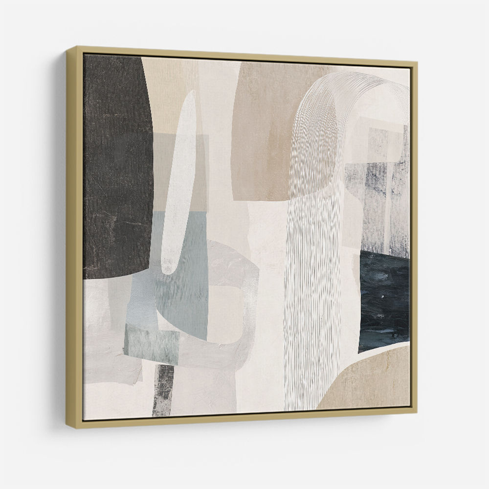 Minimalist Abstract Collage With Overlapping Organic Shapes 18 Minimalist Abstract Collage With Overlapping Organic Shapes 18