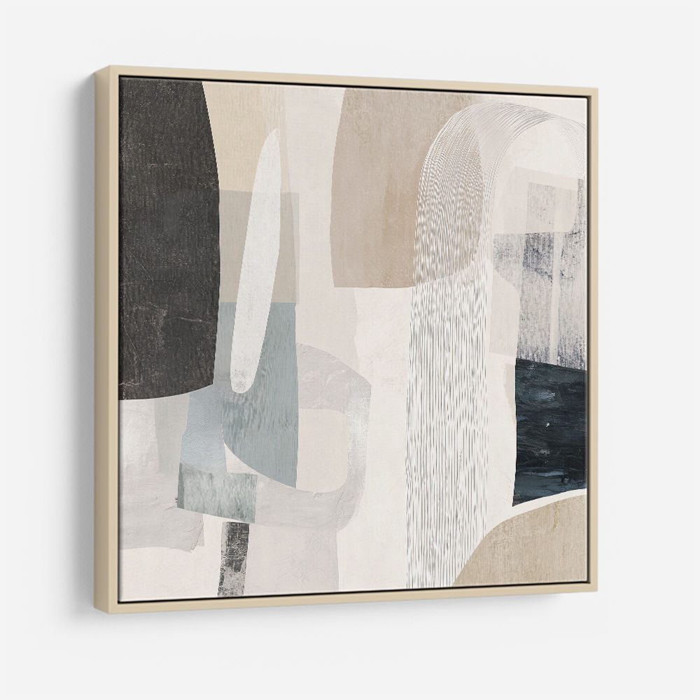 Minimalist Abstract Collage With Overlapping Organic Shapes 18 Minimalist Abstract Collage With Overlapping Organic Shapes 18