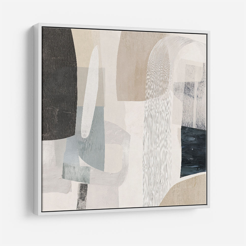 Minimalist Abstract Collage With Overlapping Organic Shapes 18 Minimalist Abstract Collage With Overlapping Organic Shapes 18