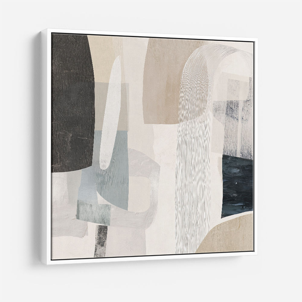 Minimalist Abstract Collage With Overlapping Organic Shapes 18 Minimalist Abstract Collage With Overlapping Organic Shapes 18