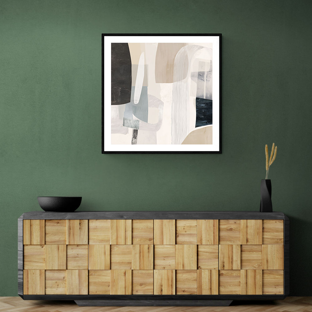 Minimalist Abstract Collage With Overlapping Organic Shapes 18 Minimalist Abstract Collage With Overlapping Organic Shapes 18