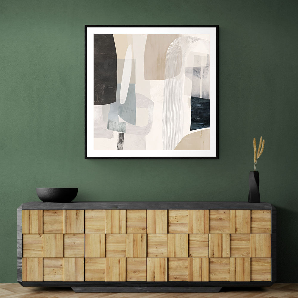 Minimalist Abstract Collage With Overlapping Organic Shapes 18 Minimalist Abstract Collage With Overlapping Organic Shapes 18