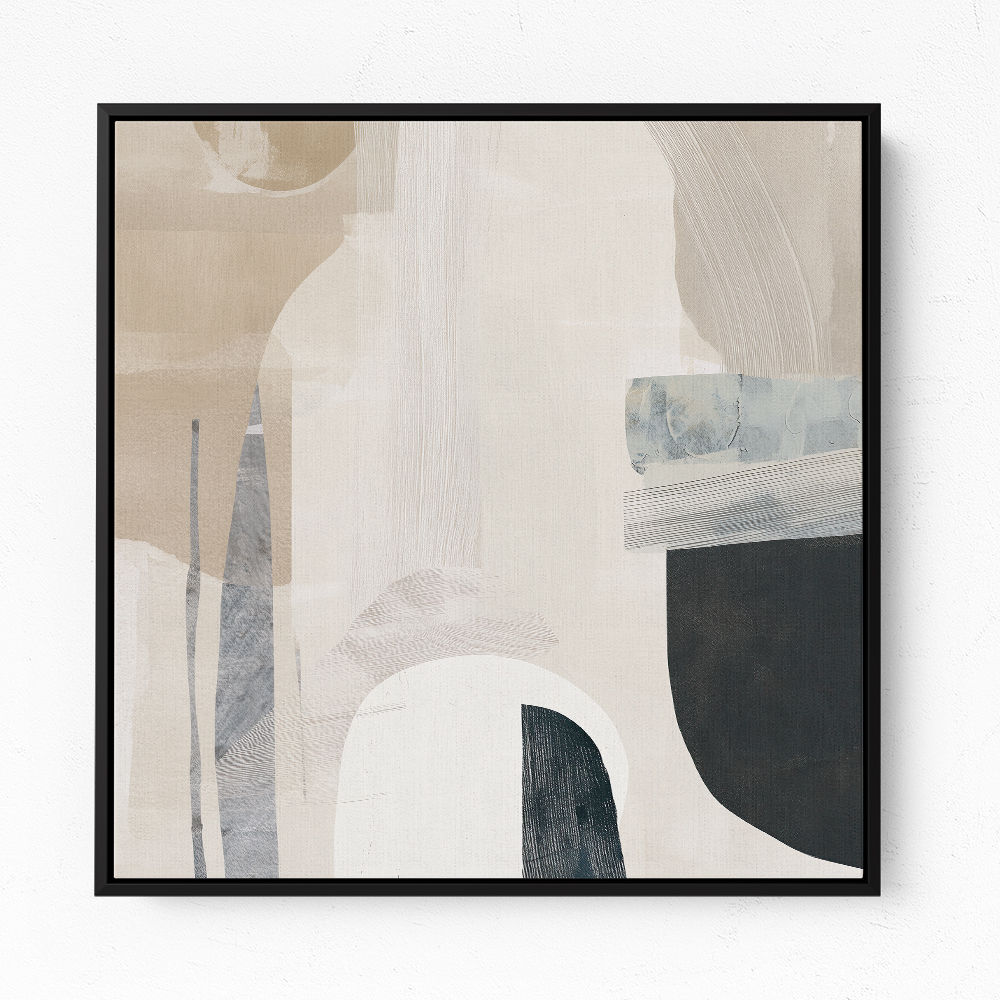 Minimalist Abstract Collage With Overlapping Organic Shapes 37 Minimalist Abstract Collage With Overlapping Organic Shapes 37