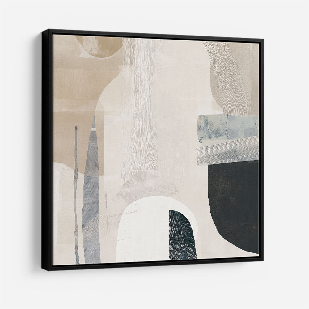 Minimalist Abstract Collage With Overlapping Organic Shapes 37 Minimalist Abstract Collage With Overlapping Organic Shapes 37
