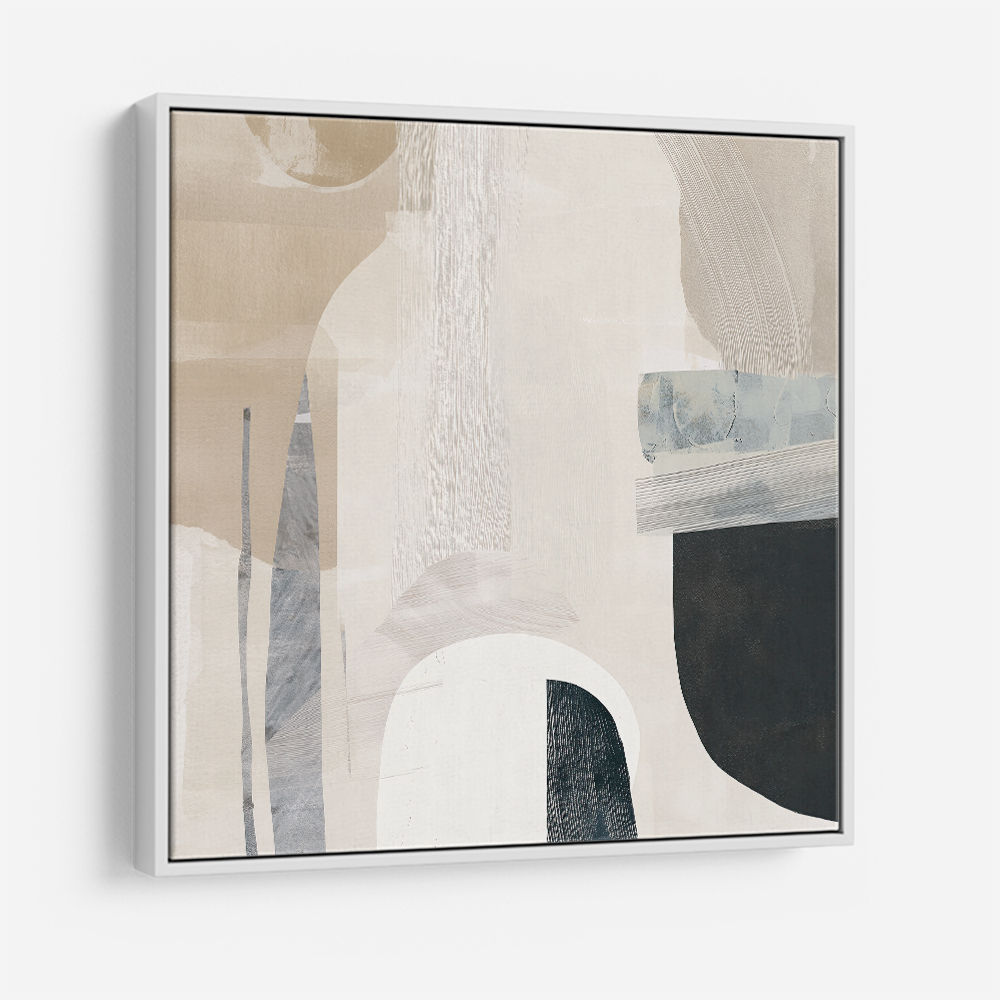 Minimalist Abstract Collage With Overlapping Organic Shapes 37 Minimalist Abstract Collage With Overlapping Organic Shapes 37