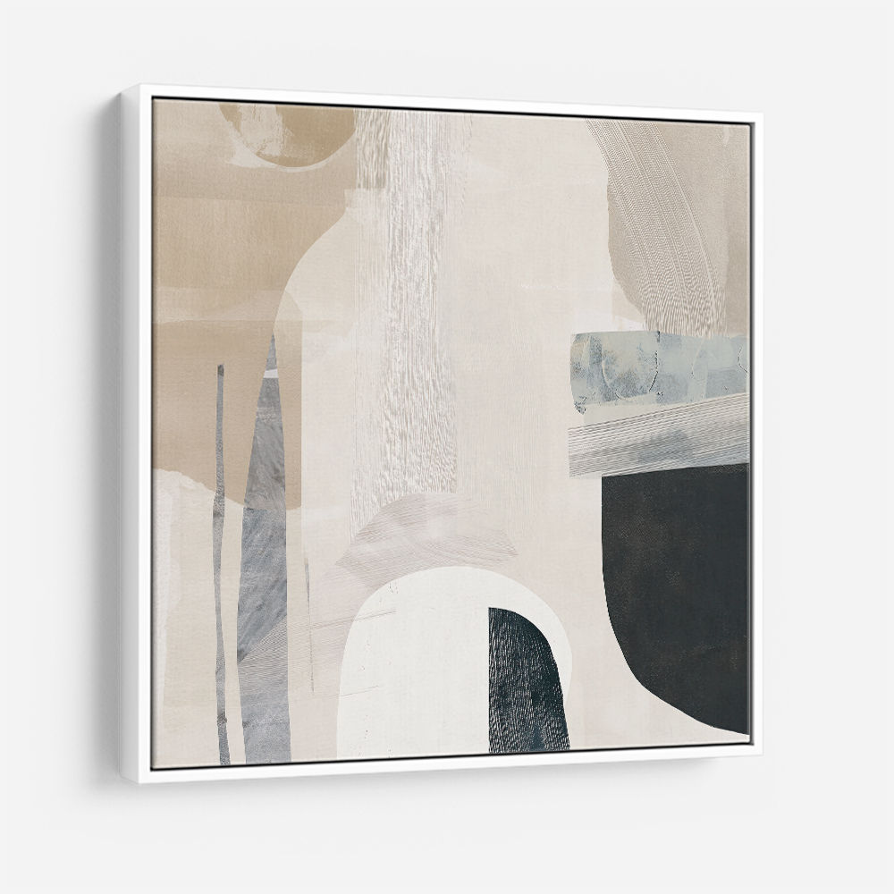 Minimalist Abstract Collage With Overlapping Organic Shapes 37 Minimalist Abstract Collage With Overlapping Organic Shapes 37
