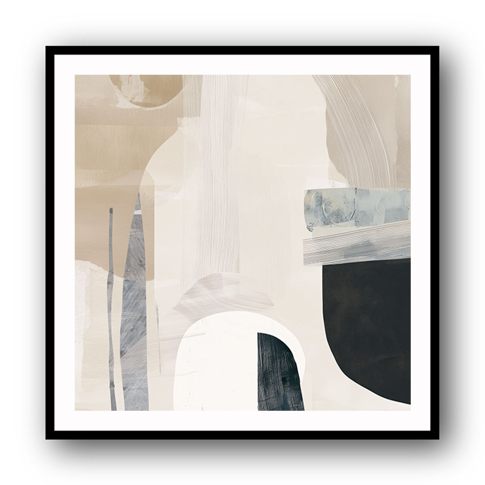 Minimalist Abstract Collage With Overlapping Organic Shapes 37 Minimalist Abstract Collage With Overlapping Organic Shapes 37