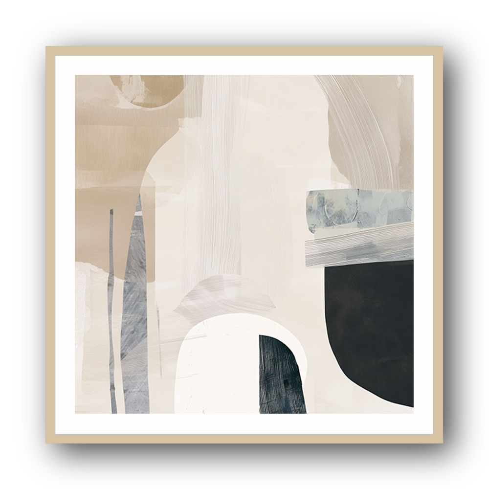 Minimalist Abstract Collage With Overlapping Organic Shapes 37 Minimalist Abstract Collage With Overlapping Organic Shapes 37