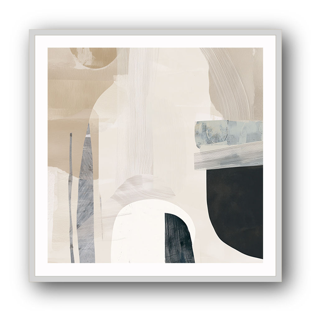 Minimalist Abstract Collage With Overlapping Organic Shapes 37 Minimalist Abstract Collage With Overlapping Organic Shapes 37