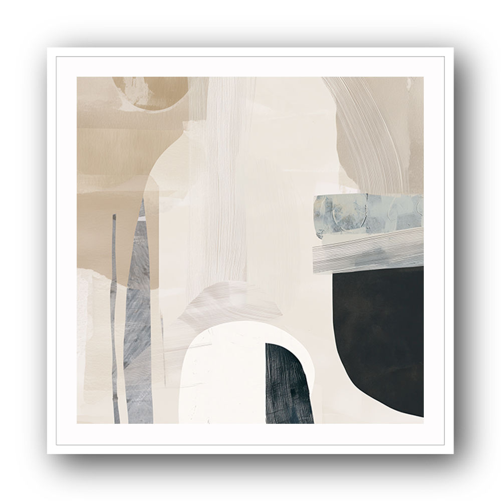 Minimalist Abstract Collage With Overlapping Organic Shapes 37 Minimalist Abstract Collage With Overlapping Organic Shapes 37