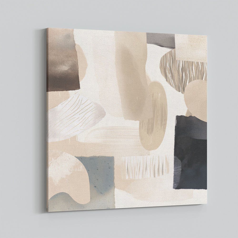 Minimalist Abstract Collage With Overlapping Organic Shapes 40 Minimalist Abstract Collage With Overlapping Organic Shapes 40