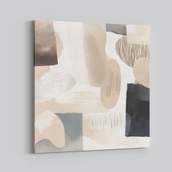 Minimalist Abstract Collage With Overlapping Organic Shapes 40