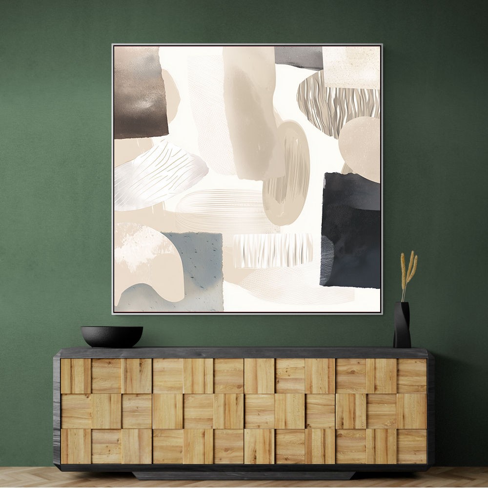 Minimalist Abstract Collage With Overlapping Organic Shapes 40 Minimalist Abstract Collage With Overlapping Organic Shapes 40