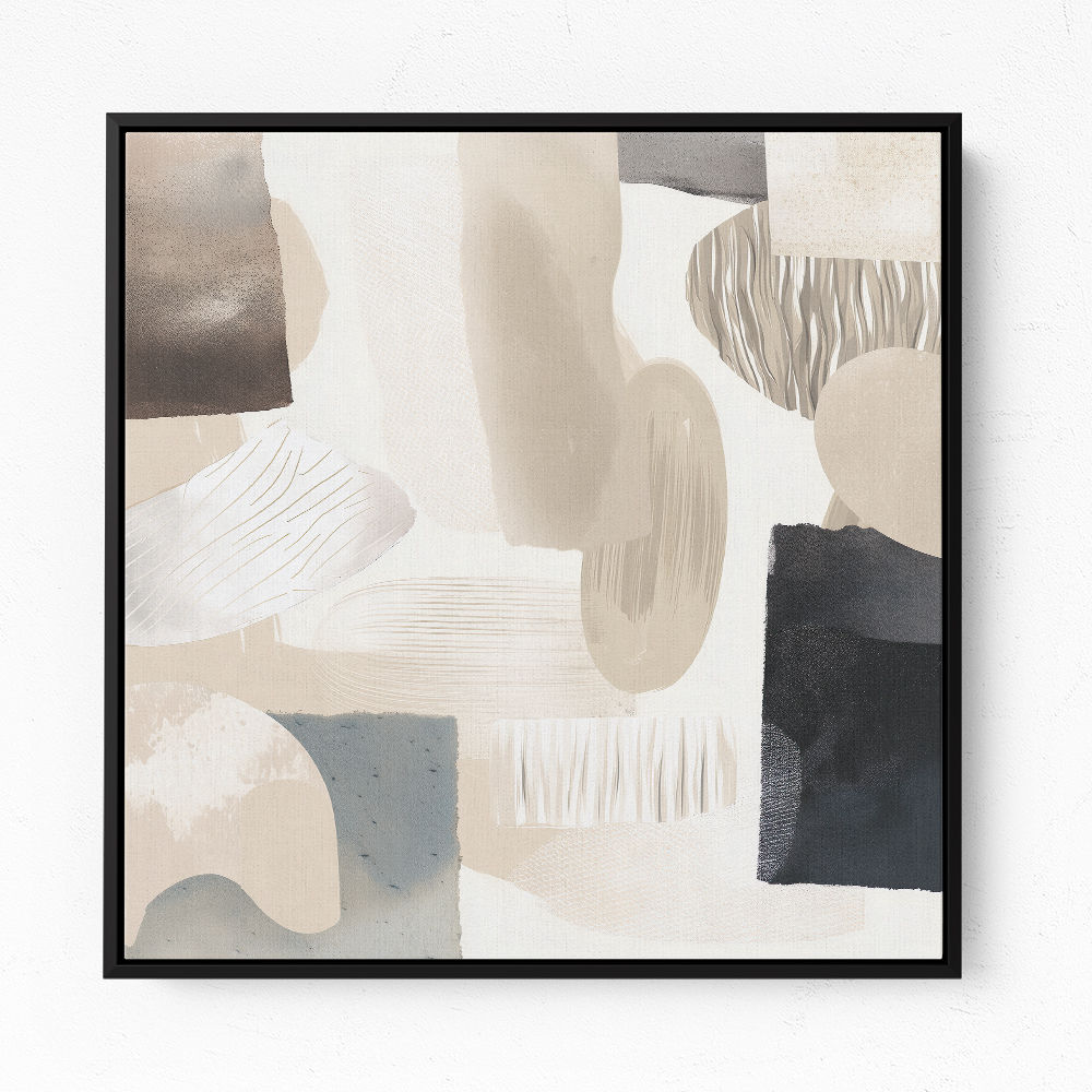 Minimalist Abstract Collage With Overlapping Organic Shapes 40 Minimalist Abstract Collage With Overlapping Organic Shapes 40