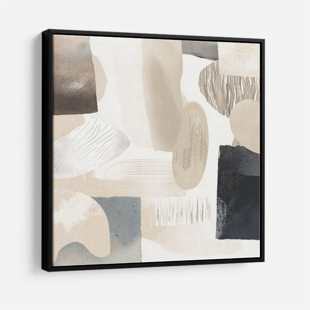 Minimalist Abstract Collage With Overlapping Organic Shapes 40 Minimalist Abstract Collage With Overlapping Organic Shapes 40