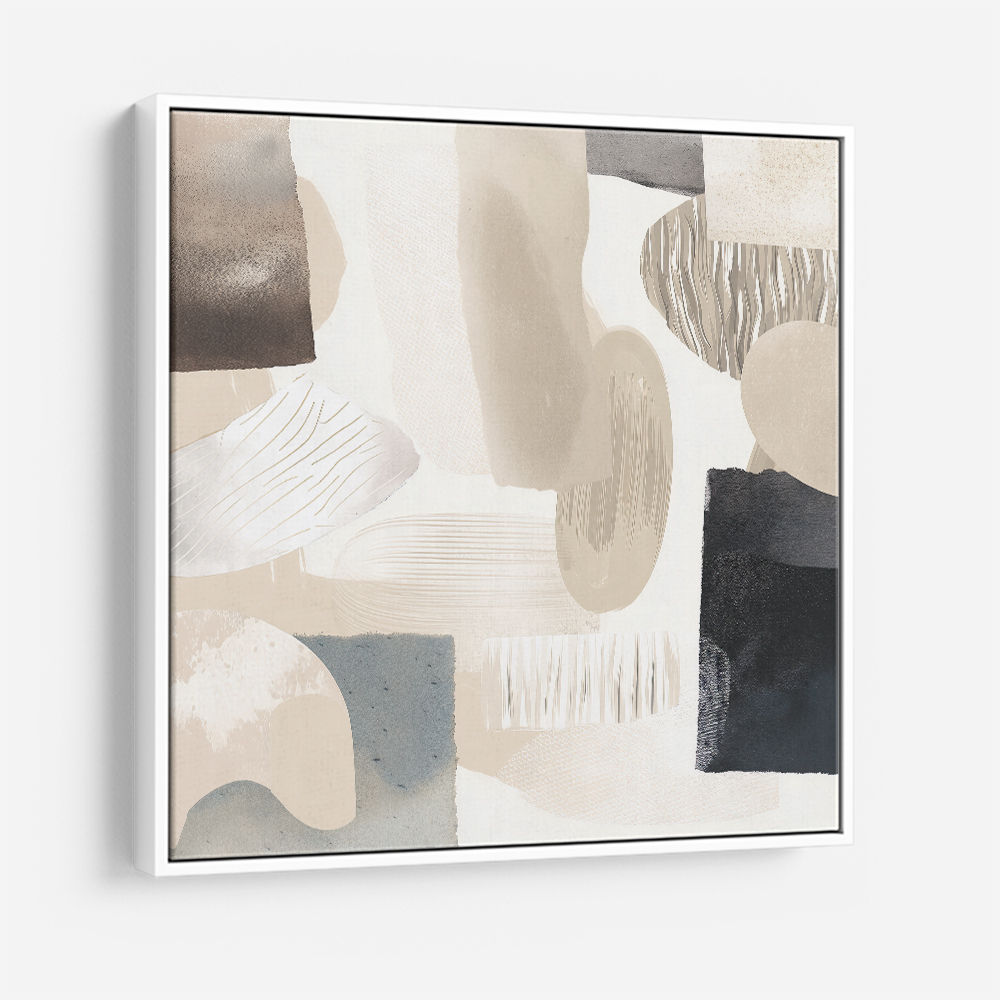 Minimalist Abstract Collage With Overlapping Organic Shapes 40 Minimalist Abstract Collage With Overlapping Organic Shapes 40