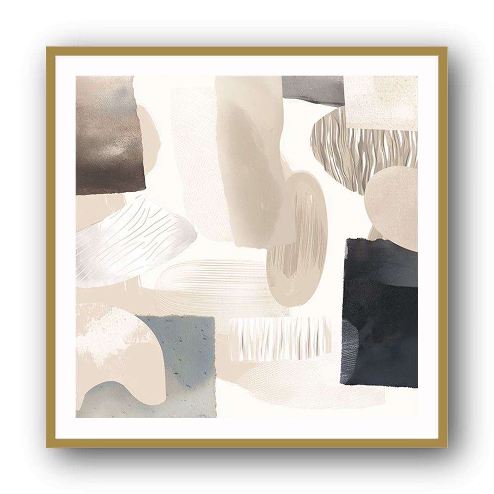 Minimalist Abstract Collage With Overlapping Organic Shapes 40 Minimalist Abstract Collage With Overlapping Organic Shapes 40