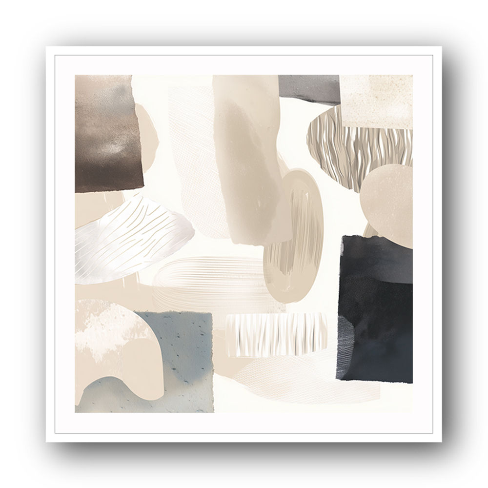 Minimalist Abstract Collage With Overlapping Organic Shapes 40 Minimalist Abstract Collage With Overlapping Organic Shapes 40