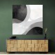 Minimalist Abstract Design With Organic Curved Shape Minimalist Abstract Design With Organic Curved Shape