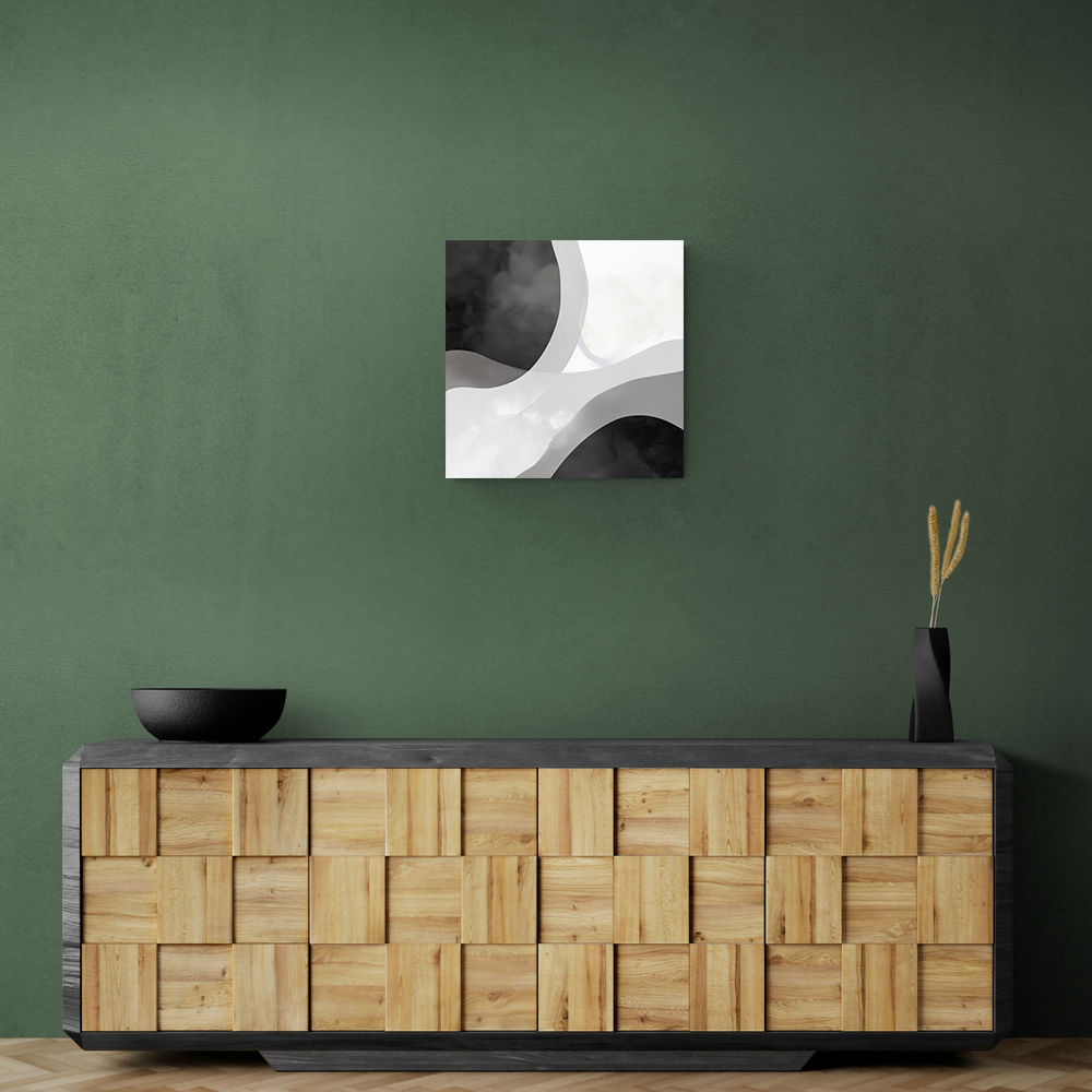 Minimalist Abstract Design With Organic Curved Shape Minimalist Abstract Design With Organic Curved Shape