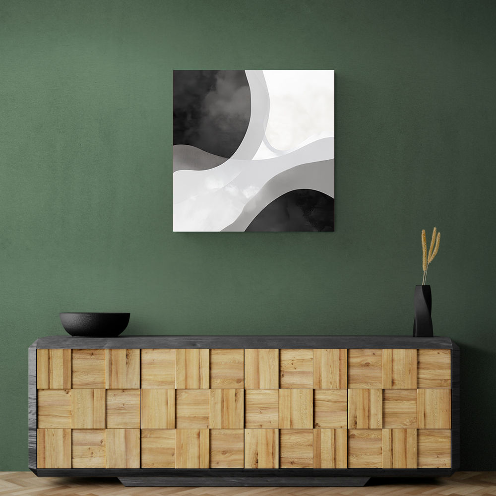 Minimalist Abstract Design With Organic Curved Shape Minimalist Abstract Design With Organic Curved Shape