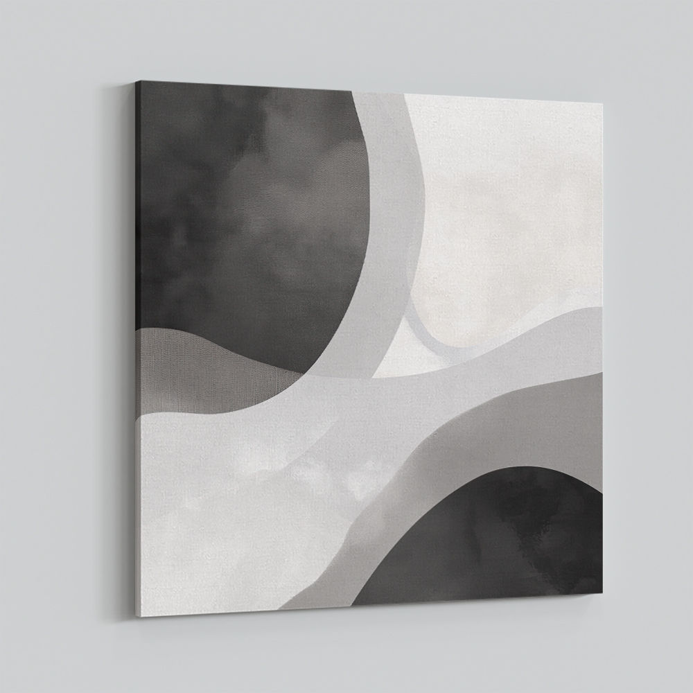 Minimalist Abstract Design With Organic Curved Shape Minimalist Abstract Design With Organic Curved Shape