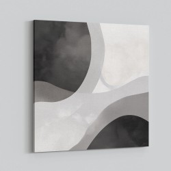 Minimalist Abstract Design With Organic Curved Shape