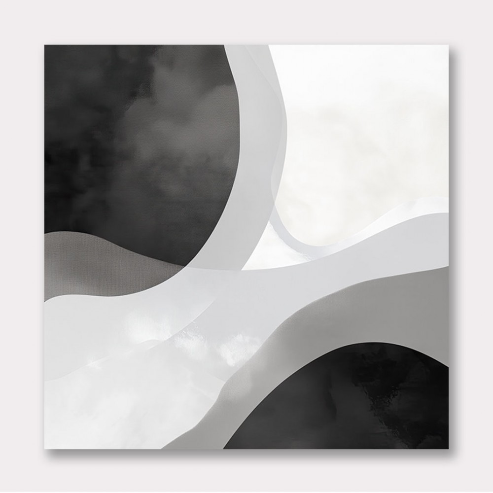 Minimalist Abstract Design With Organic Curved Shape Minimalist Abstract Design With Organic Curved Shape