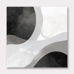 Minimalist Abstract Design With Organic Curved Shape