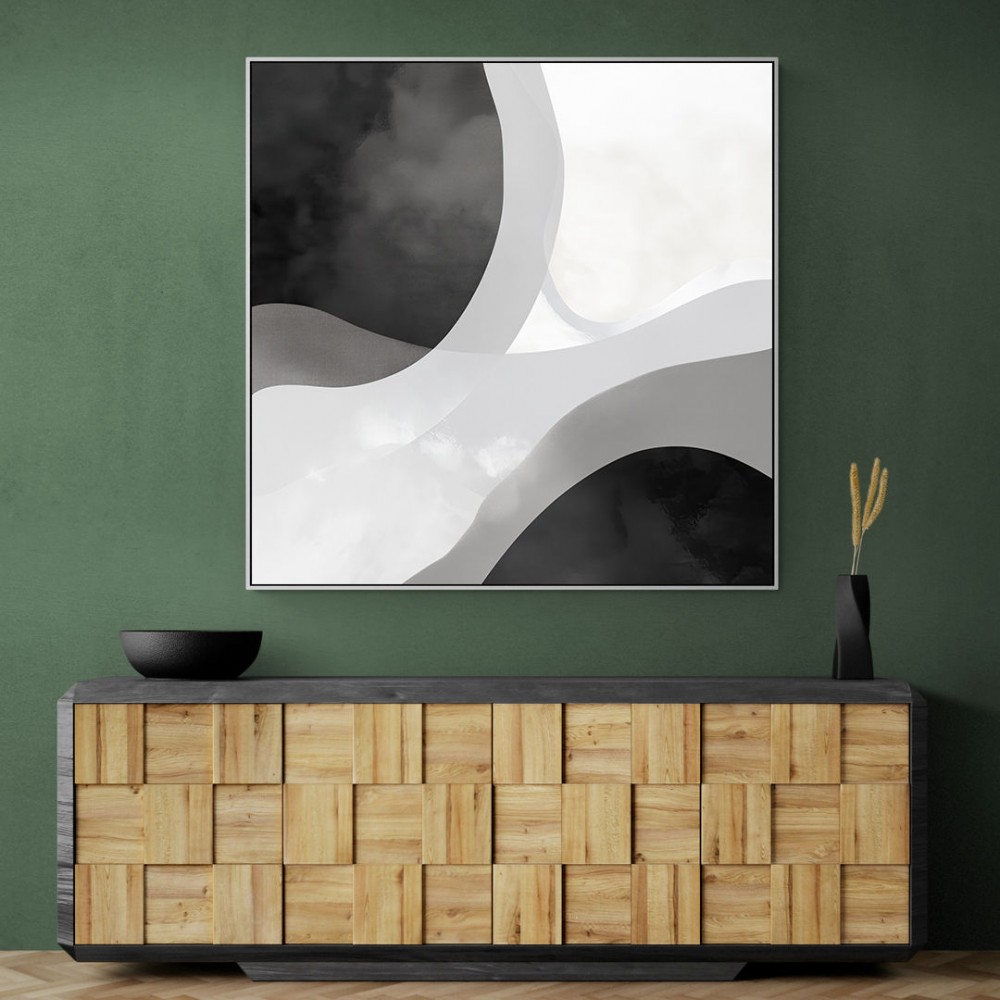 Minimalist Abstract Design With Organic Curved Shape Minimalist Abstract Design With Organic Curved Shape
