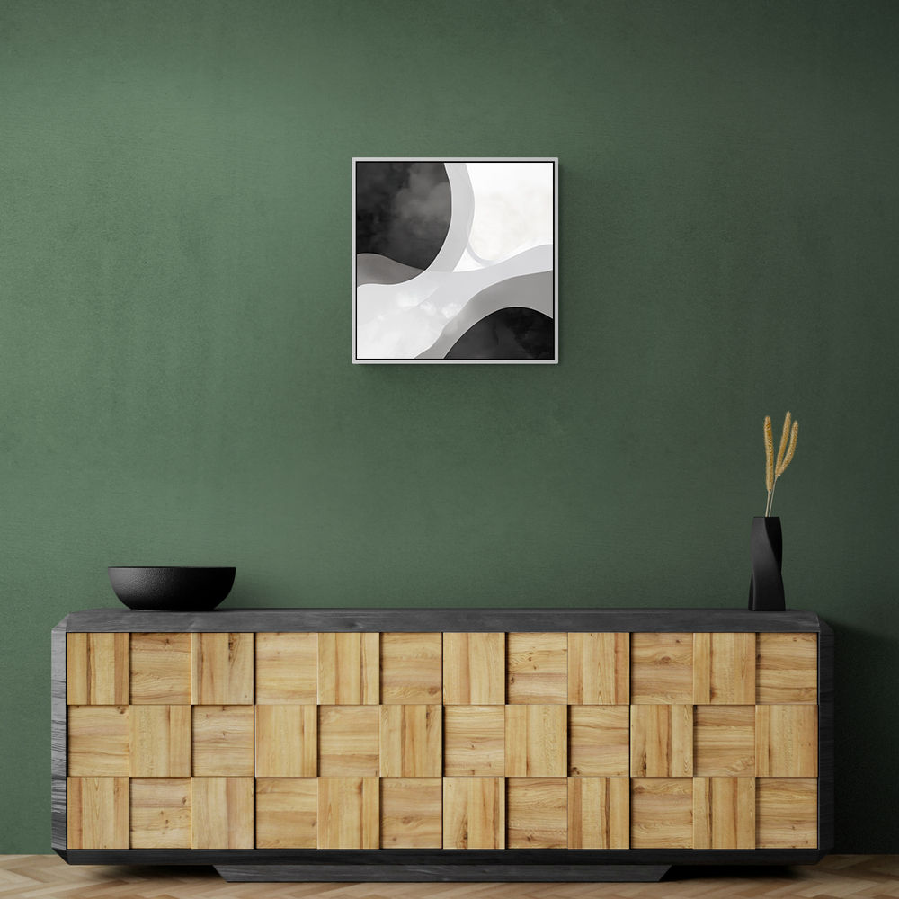 Minimalist Abstract Design With Organic Curved Shape Minimalist Abstract Design With Organic Curved Shape