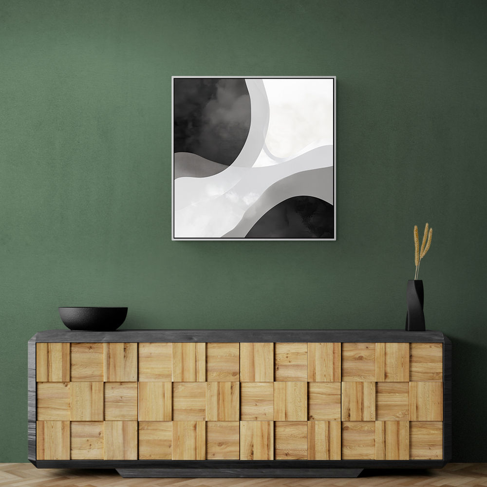 Minimalist Abstract Design With Organic Curved Shape Minimalist Abstract Design With Organic Curved Shape