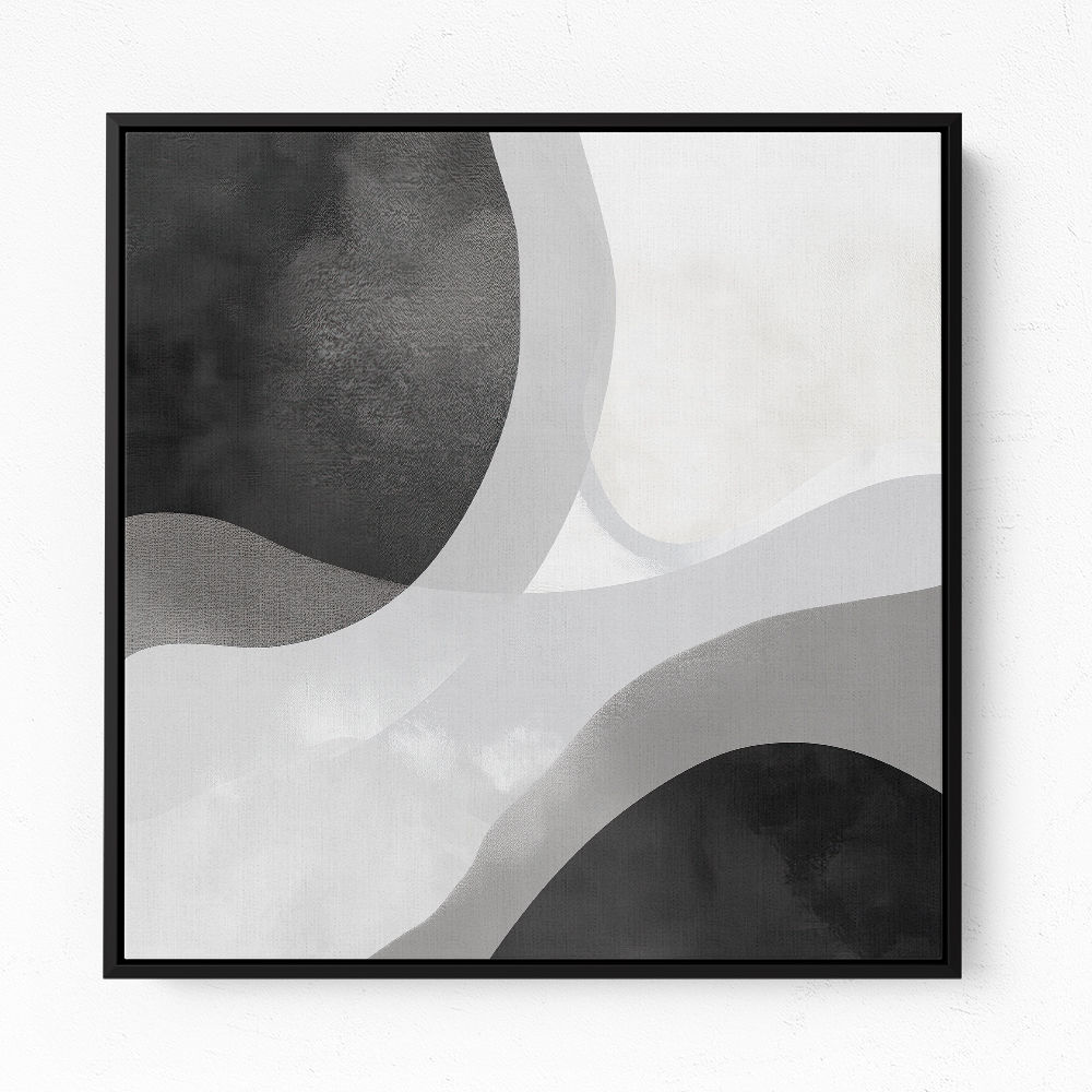 Minimalist Abstract Design With Organic Curved Shape Minimalist Abstract Design With Organic Curved Shape