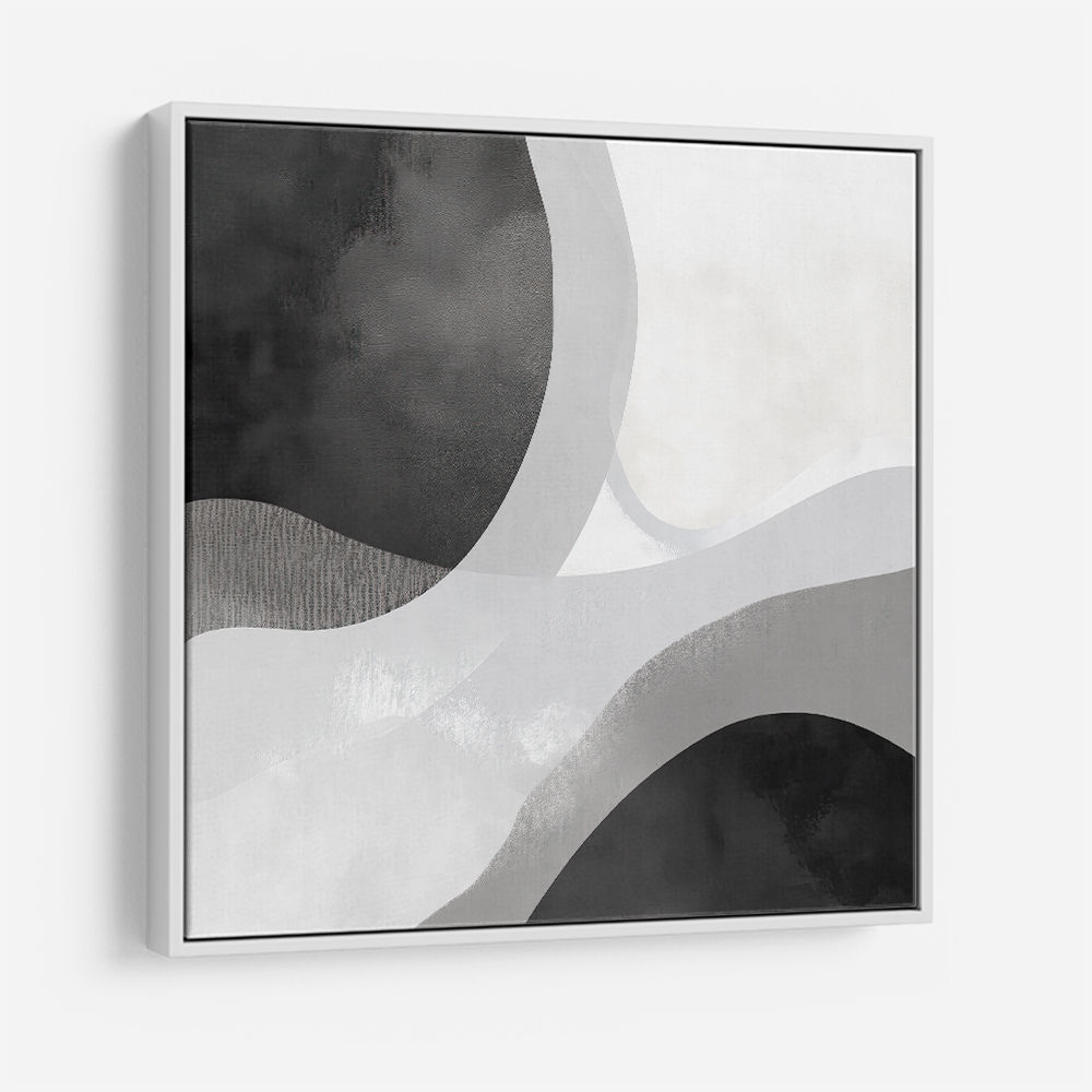 Minimalist Abstract Design With Organic Curved Shape Minimalist Abstract Design With Organic Curved Shape