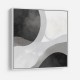 Minimalist Abstract Design With Organic Curved Shape Minimalist Abstract Design With Organic Curved Shape