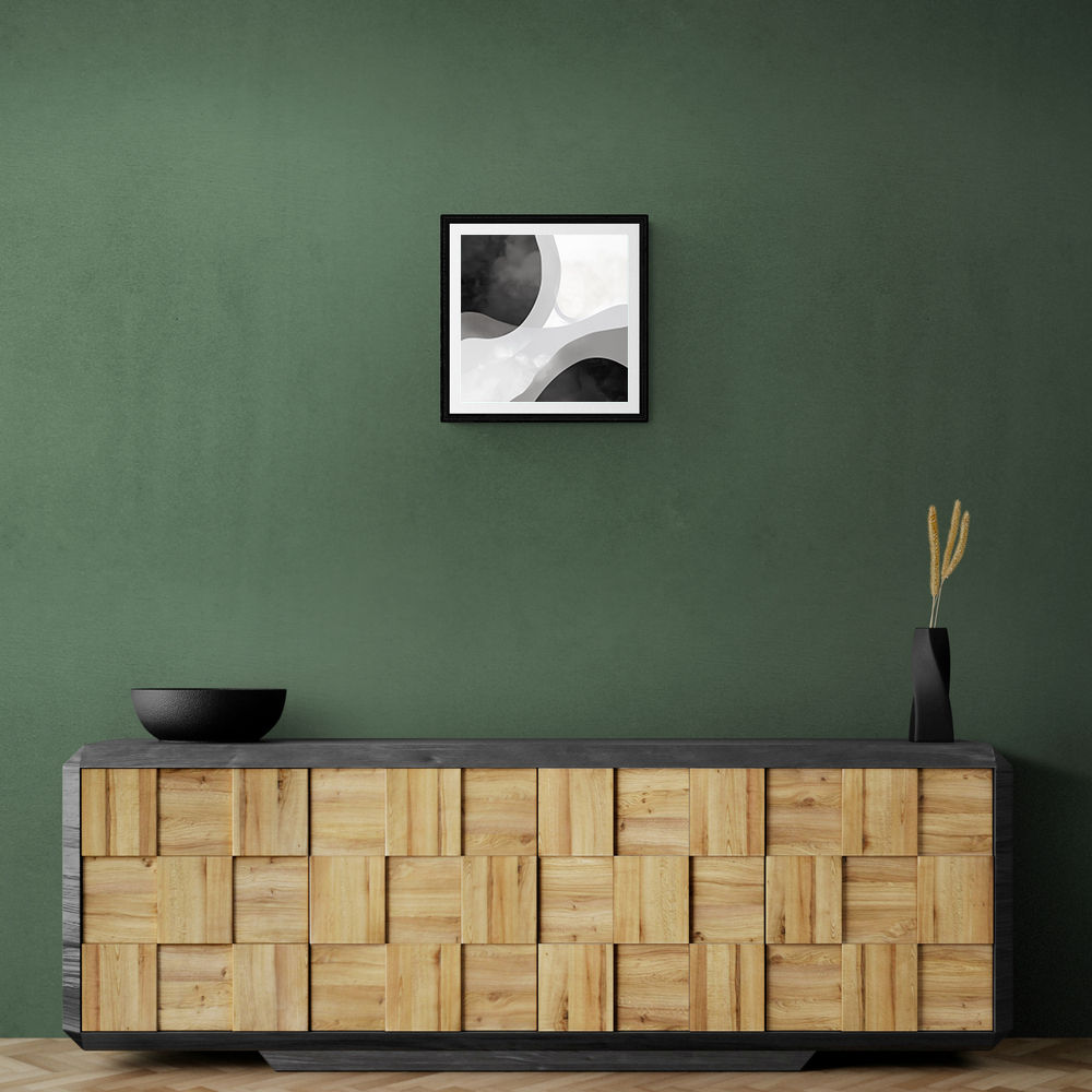 Minimalist Abstract Design With Organic Curved Shape Minimalist Abstract Design With Organic Curved Shape